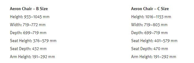 Aeron mid option graphite